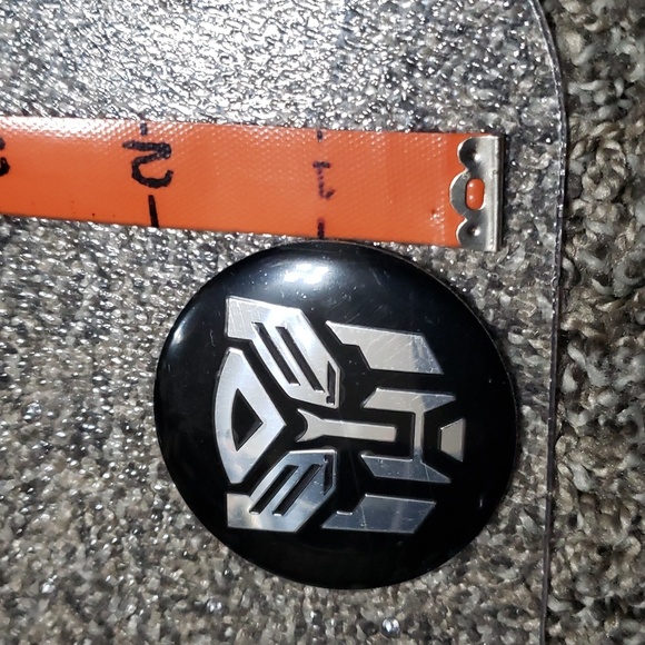 Transformers Autobot Keychain, Tire Valve Covers, Hubcap Decals, and Hood Decal - Picture 6 of 9